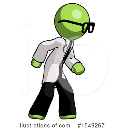 Royalty-Free (RF) Green Design Mascot Clipart Illustration by Leo Blanchette - Stock Sample #1549267