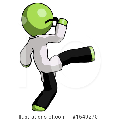 Royalty-Free (RF) Green Design Mascot Clipart Illustration by Leo Blanchette - Stock Sample #1549270