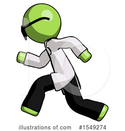 Royalty-Free (RF) Green Design Mascot Clipart Illustration by Leo Blanchette - Stock Sample #1549274