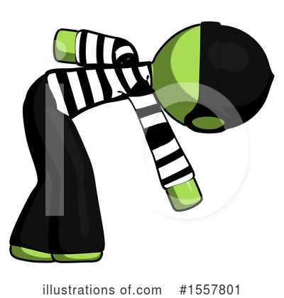 Royalty-Free (RF) Green Design Mascot Clipart Illustration by Leo Blanchette - Stock Sample #1557801