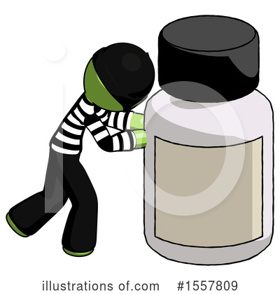 Royalty-Free (RF) Green Design Mascot Clipart Illustration by Leo Blanchette - Stock Sample #1557809