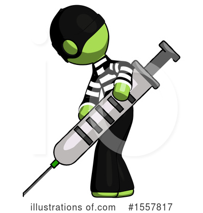 Royalty-Free (RF) Green Design Mascot Clipart Illustration by Leo Blanchette - Stock Sample #1557817