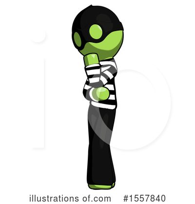 Royalty-Free (RF) Green Design Mascot Clipart Illustration by Leo Blanchette - Stock Sample #1557840