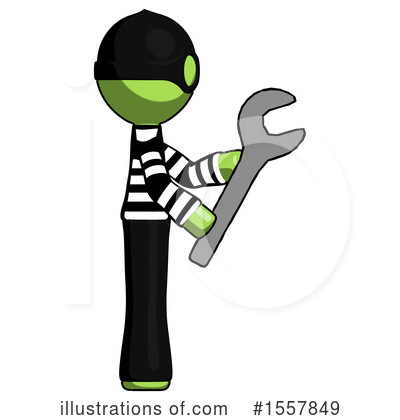 Royalty-Free (RF) Green Design Mascot Clipart Illustration by Leo Blanchette - Stock Sample #1557849