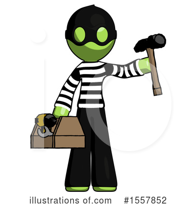 Royalty-Free (RF) Green Design Mascot Clipart Illustration by Leo Blanchette - Stock Sample #1557852