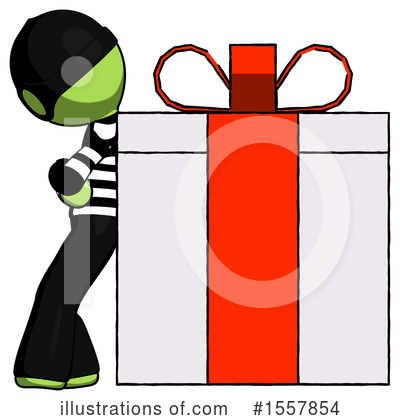 Royalty-Free (RF) Green Design Mascot Clipart Illustration by Leo Blanchette - Stock Sample #1557854
