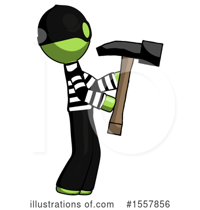 Royalty-Free (RF) Green Design Mascot Clipart Illustration by Leo Blanchette - Stock Sample #1557856