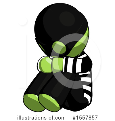 Royalty-Free (RF) Green Design Mascot Clipart Illustration by Leo Blanchette - Stock Sample #1557857