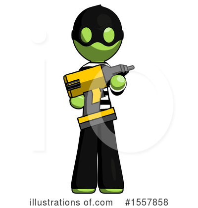 Royalty-Free (RF) Green Design Mascot Clipart Illustration by Leo Blanchette - Stock Sample #1557858