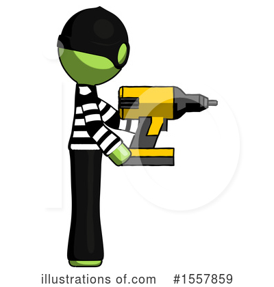 Royalty-Free (RF) Green Design Mascot Clipart Illustration by Leo Blanchette - Stock Sample #1557859