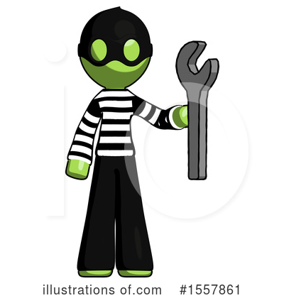 Royalty-Free (RF) Green Design Mascot Clipart Illustration by Leo Blanchette - Stock Sample #1557861