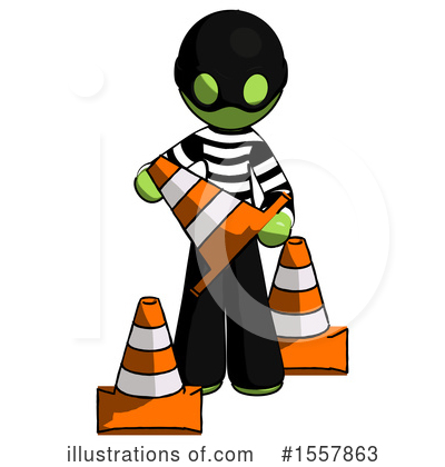 Royalty-Free (RF) Green Design Mascot Clipart Illustration by Leo Blanchette - Stock Sample #1557863