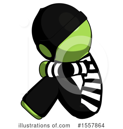Royalty-Free (RF) Green Design Mascot Clipart Illustration by Leo Blanchette - Stock Sample #1557864