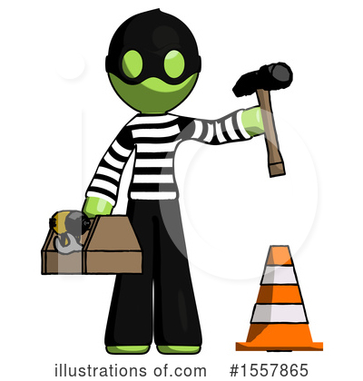 Royalty-Free (RF) Green Design Mascot Clipart Illustration by Leo Blanchette - Stock Sample #1557865