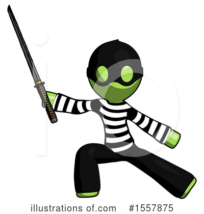 Royalty-Free (RF) Green Design Mascot Clipart Illustration by Leo Blanchette - Stock Sample #1557875