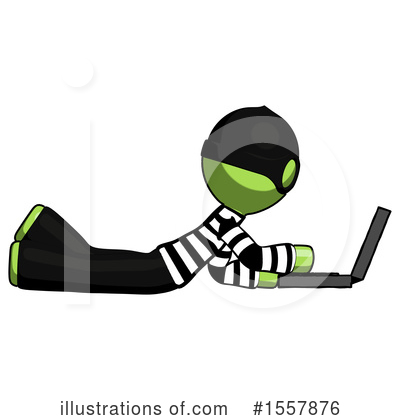 Royalty-Free (RF) Green Design Mascot Clipart Illustration by Leo Blanchette - Stock Sample #1557876