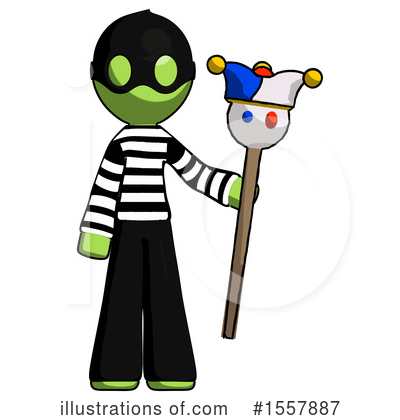 Royalty-Free (RF) Green Design Mascot Clipart Illustration by Leo Blanchette - Stock Sample #1557887