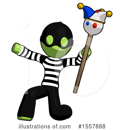 Royalty-Free (RF) Green Design Mascot Clipart Illustration by Leo Blanchette - Stock Sample #1557888