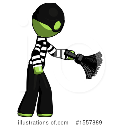 Royalty-Free (RF) Green Design Mascot Clipart Illustration by Leo Blanchette - Stock Sample #1557889