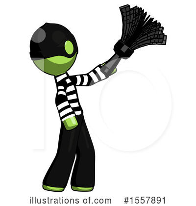 Royalty-Free (RF) Green Design Mascot Clipart Illustration by Leo Blanchette - Stock Sample #1557891