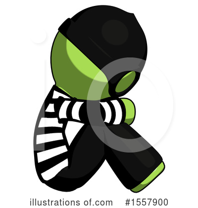 Royalty-Free (RF) Green Design Mascot Clipart Illustration by Leo Blanchette - Stock Sample #1557900