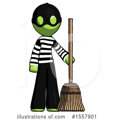 Royalty-Free (RF) Green Design Mascot Clipart Illustration by Leo Blanchette - Stock Sample #1557901