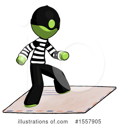 Royalty-Free (RF) Green Design Mascot Clipart Illustration by Leo Blanchette - Stock Sample #1557905