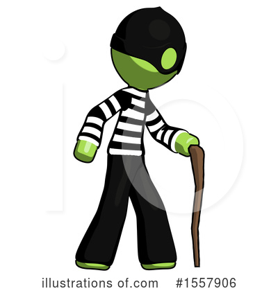 Royalty-Free (RF) Green Design Mascot Clipart Illustration by Leo Blanchette - Stock Sample #1557906