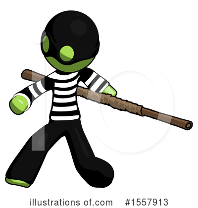 Royalty-Free (RF) Green Design Mascot Clipart Illustration by Leo Blanchette - Stock Sample #1557913