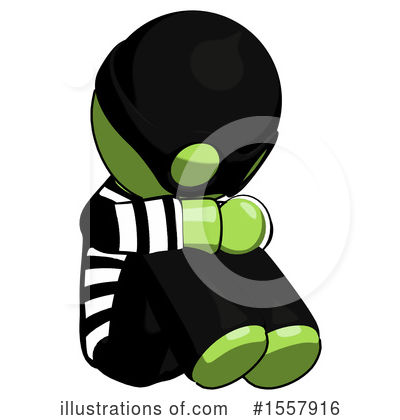 Royalty-Free (RF) Green Design Mascot Clipart Illustration by Leo Blanchette - Stock Sample #1557916