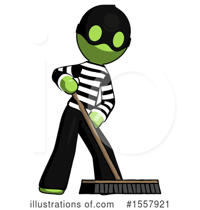 Royalty-Free (RF) Green Design Mascot Clipart Illustration by Leo Blanchette - Stock Sample #1557921