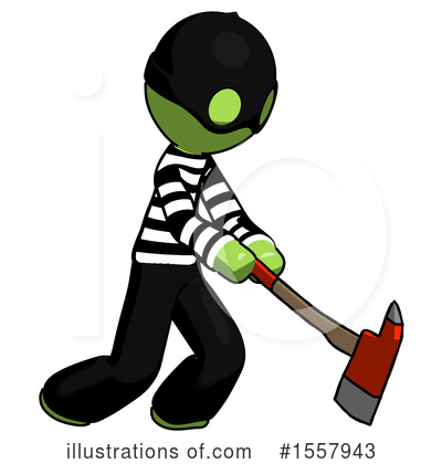 Royalty-Free (RF) Green Design Mascot Clipart Illustration by Leo Blanchette - Stock Sample #1557943