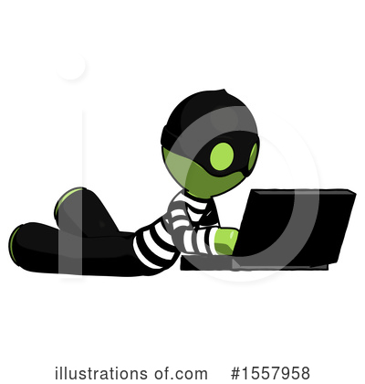 Royalty-Free (RF) Green Design Mascot Clipart Illustration by Leo Blanchette - Stock Sample #1557958