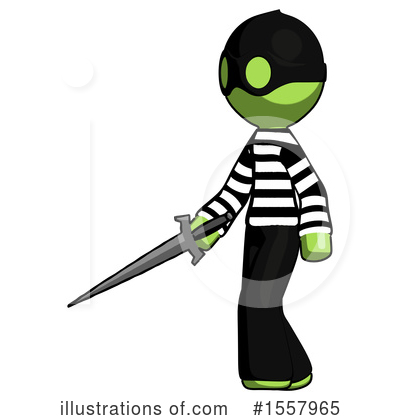 Royalty-Free (RF) Green Design Mascot Clipart Illustration by Leo Blanchette - Stock Sample #1557965