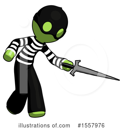 Royalty-Free (RF) Green Design Mascot Clipart Illustration by Leo Blanchette - Stock Sample #1557976