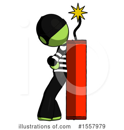 Royalty-Free (RF) Green Design Mascot Clipart Illustration by Leo Blanchette - Stock Sample #1557979