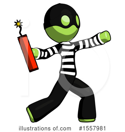 Royalty-Free (RF) Green Design Mascot Clipart Illustration by Leo Blanchette - Stock Sample #1557981