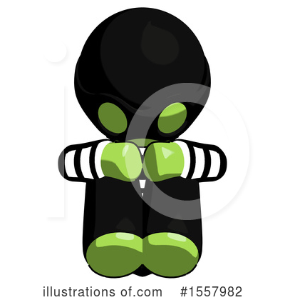 Royalty-Free (RF) Green Design Mascot Clipart Illustration by Leo Blanchette - Stock Sample #1557982