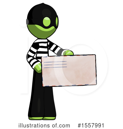 Royalty-Free (RF) Green Design Mascot Clipart Illustration by Leo Blanchette - Stock Sample #1557991