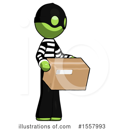 Royalty-Free (RF) Green Design Mascot Clipart Illustration by Leo Blanchette - Stock Sample #1557993