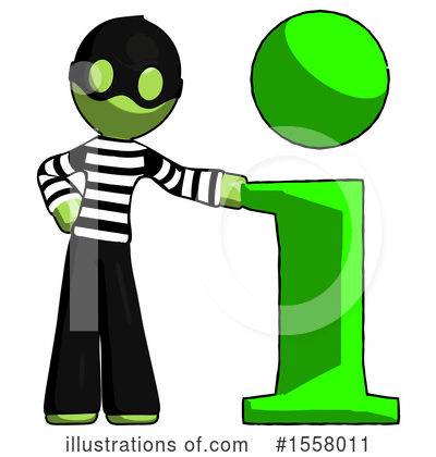 Royalty-Free (RF) Green Design Mascot Clipart Illustration by Leo Blanchette - Stock Sample #1558011