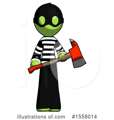 Royalty-Free (RF) Green Design Mascot Clipart Illustration by Leo Blanchette - Stock Sample #1558014