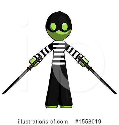 Royalty-Free (RF) Green Design Mascot Clipart Illustration by Leo Blanchette - Stock Sample #1558019