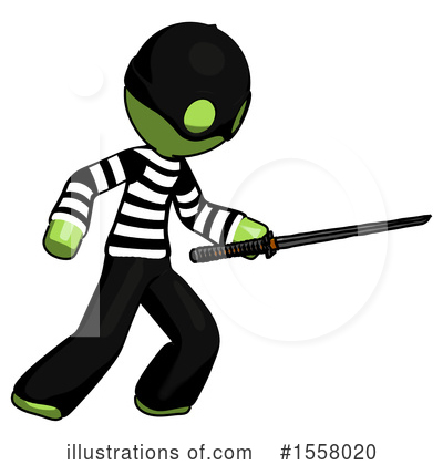 Royalty-Free (RF) Green Design Mascot Clipart Illustration by Leo Blanchette - Stock Sample #1558020