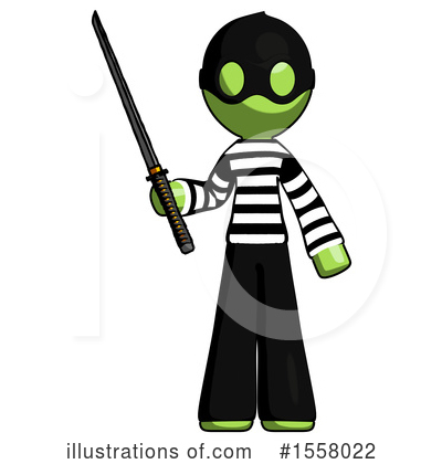 Royalty-Free (RF) Green Design Mascot Clipart Illustration by Leo Blanchette - Stock Sample #1558022