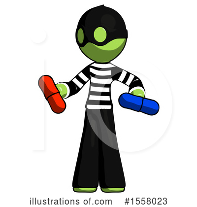 Royalty-Free (RF) Green Design Mascot Clipart Illustration by Leo Blanchette - Stock Sample #1558023