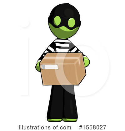 Royalty-Free (RF) Green Design Mascot Clipart Illustration by Leo Blanchette - Stock Sample #1558027