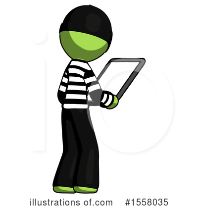 Royalty-Free (RF) Green Design Mascot Clipart Illustration by Leo Blanchette - Stock Sample #1558035