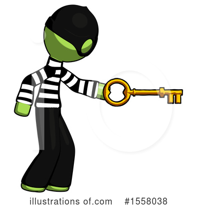 Royalty-Free (RF) Green Design Mascot Clipart Illustration by Leo Blanchette - Stock Sample #1558038