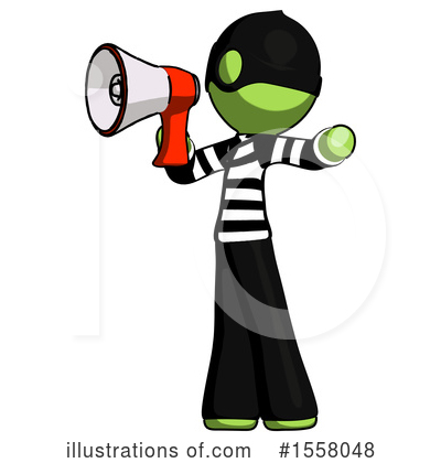 Royalty-Free (RF) Green Design Mascot Clipart Illustration by Leo Blanchette - Stock Sample #1558048